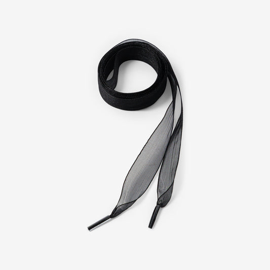 Lacets - Organza - Noirs